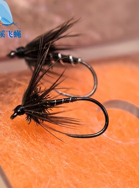 starling软蓑羽湿蝇毛钩 飞钓用饵 马口 溪哥 白条 湿蝇飞蝇钓