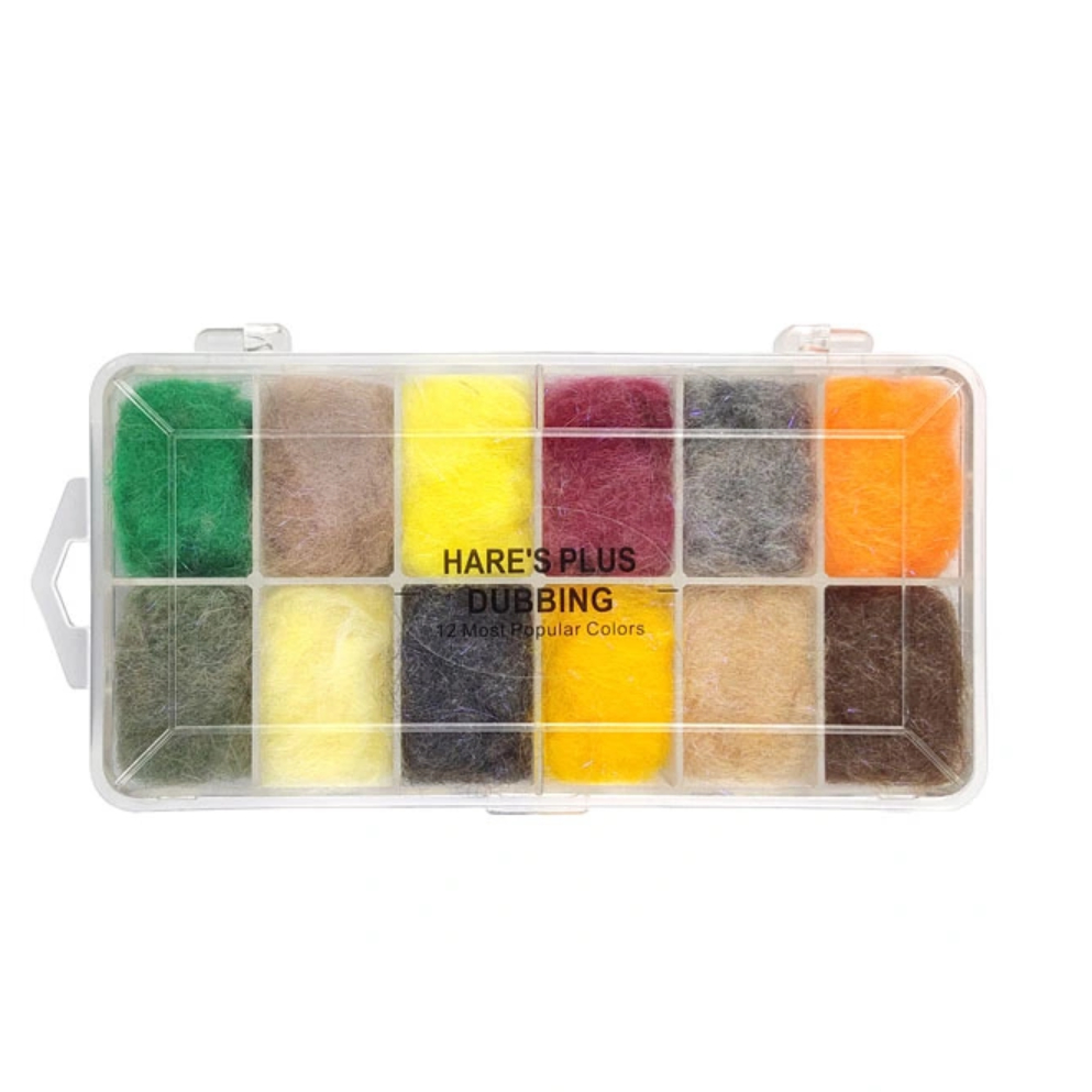 现货进口Hare's Plus dubbing 兔毛纤维 若虫干蝇多用途纤维