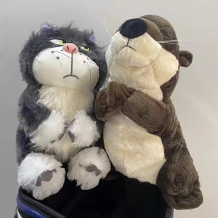 祈祷小浣熊高尔夫一三五号木杆套宠物杆头套高尔夫杆套卡通杆套