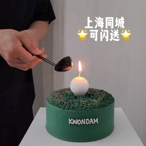 国内现货 AUM 高尔夫球模型蜡烛 网球蜡烛棒球足球篮球蜡烛生日