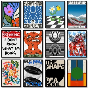 Your Mind Self Abstract Care Poster Feed Art Vintage Classic