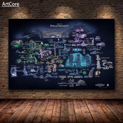 空心骑士万圣节地图游戏海报壁画