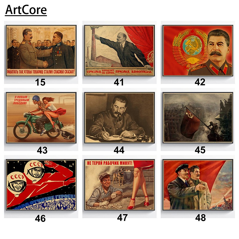 名人斯大林马克思列宁海报装饰