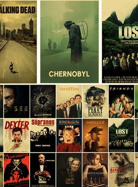 Vintage TV Movie Poster Film Prints Posters Retro Wall Art