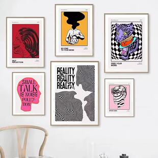 Abstract Canvas Painting Scandinavian Poster Modern Deco Art