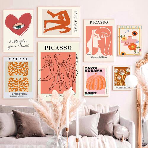 Abstract Wall Art Canvas Painting Nordic Aesthetics Posters