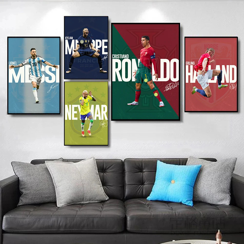 World Famous Football Player Soccer Star R-Ronaldo Poster