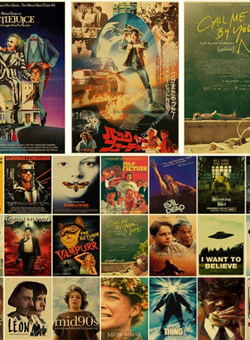 Nostalgic Classic Movie Posters Hot Film Vintage Home Decor