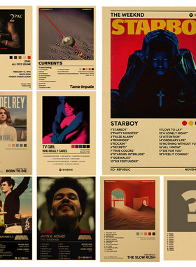Singer Album Cover Poster Music Prints Custom Album Posters