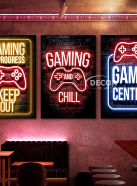 Room Decor Painting Game Wall Art Posters Gamer Paint Poster