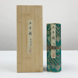 故宫五牛图卷轴国画长卷挂画复制中国十大传世名画故宫千里江山图