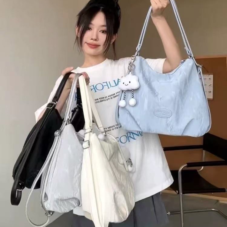 简约森系通勤托特包质感学生上课