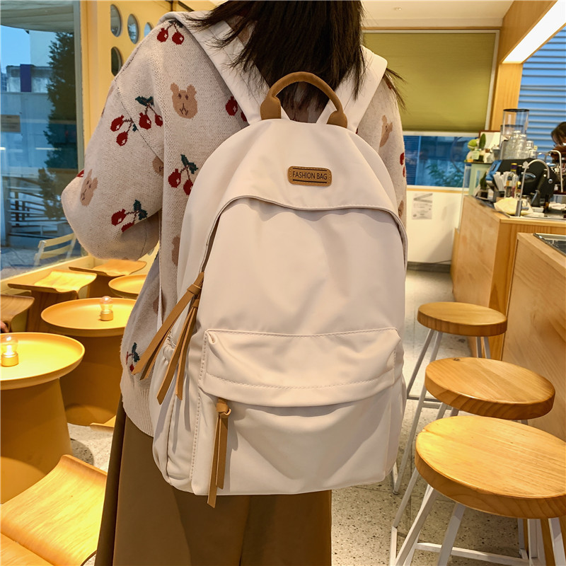 新款韩版书包女简约中学生大学生