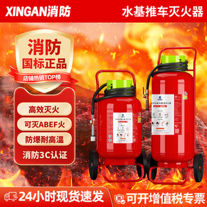 手推车式水基灭火器35kg25L商用45L65L仓库加油站工厂专用