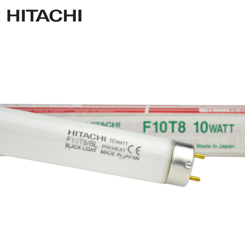 新品HITACHI日立F10T8/BL树脂晒版灯UV诱蚊灯管T8 10W BL紫外线固