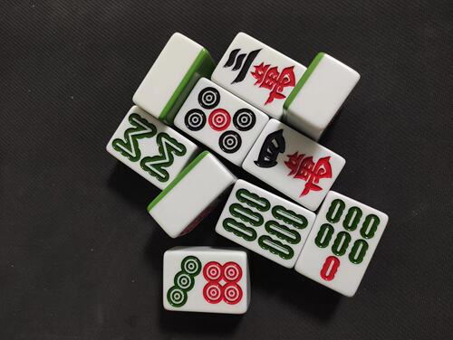 四川麻将特大 46 48 50 52 54号家用密胺大号竹丝麻将麻将牌桌布