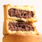 东北厚皮豆沙月饼老式 蛋糕皮松软广式 红豆馅料糕点改良蛋月烧小豆