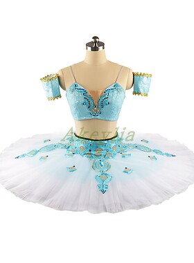 Jina Dance 分体专业tutu 量身定制无弹力舞姬海盗演出服国际比赛