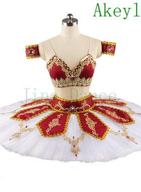 Jina Dance 专业芭蕾舞裙分体 tutu量身定制芭蕾比赛演出服两件套