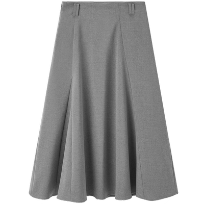 太平鸟女装年春季新款品质斯文韩版时尚分割伞裙A1GFE1314