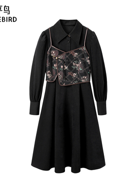 太平鸟2025年Daria Song联名中式连衣裙A1FAE4343*