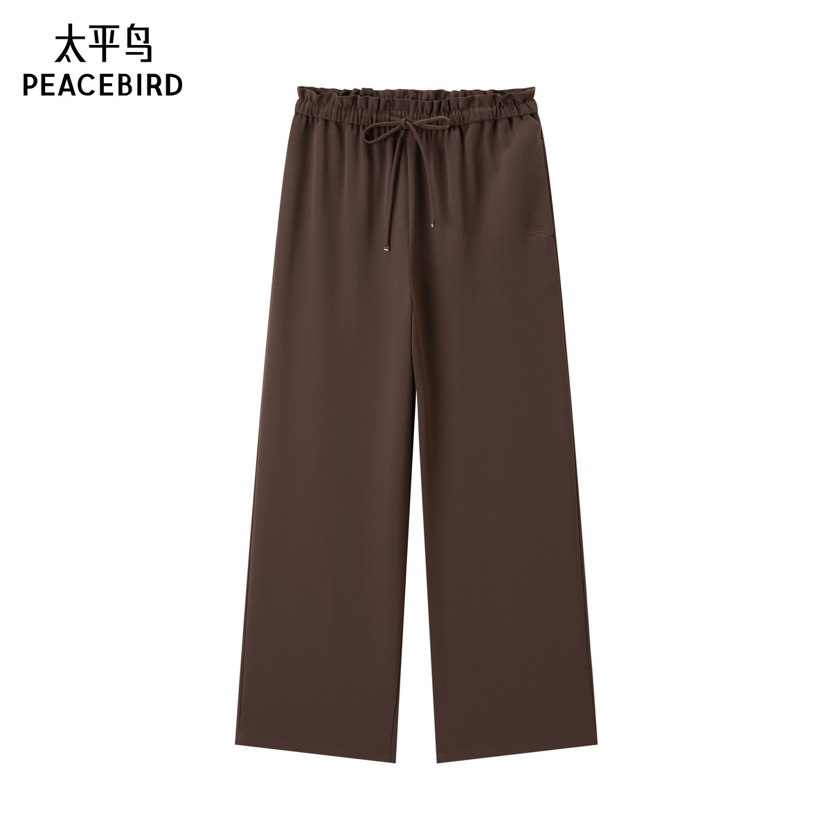 太平鸟女装年春季款系带垂感裤A1GBE1506
