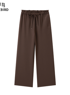 太平鸟女装年春季款系带垂感裤A1GBE1506