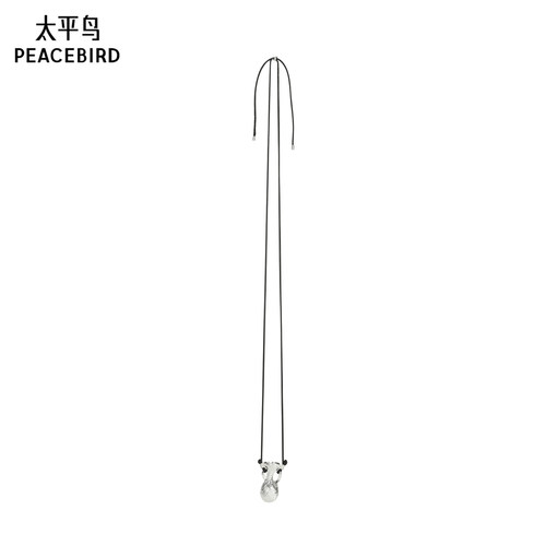 太平鸟时尚金属项链2026年夏季新款可调节长度项链坠饰ABYHG2583