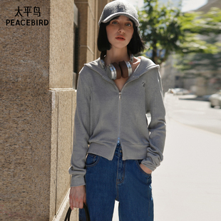 软糯针织连帽卫衣A1CRE4293 款 太平鸟女装 冬季