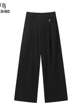 太平鸟年冬季款品质简约直筒裤A1GBE4456