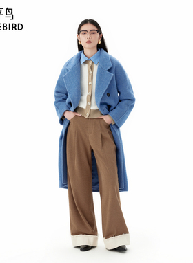 太平鸟年冬季款西装领大衣A1AAE4476