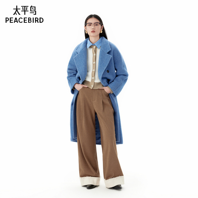太平鸟年冬季款西装领大衣A1AAE4476