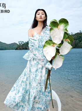 【商场同款】太平鸟2025夏新款Daria Song联名连衣裙A1FAF2481