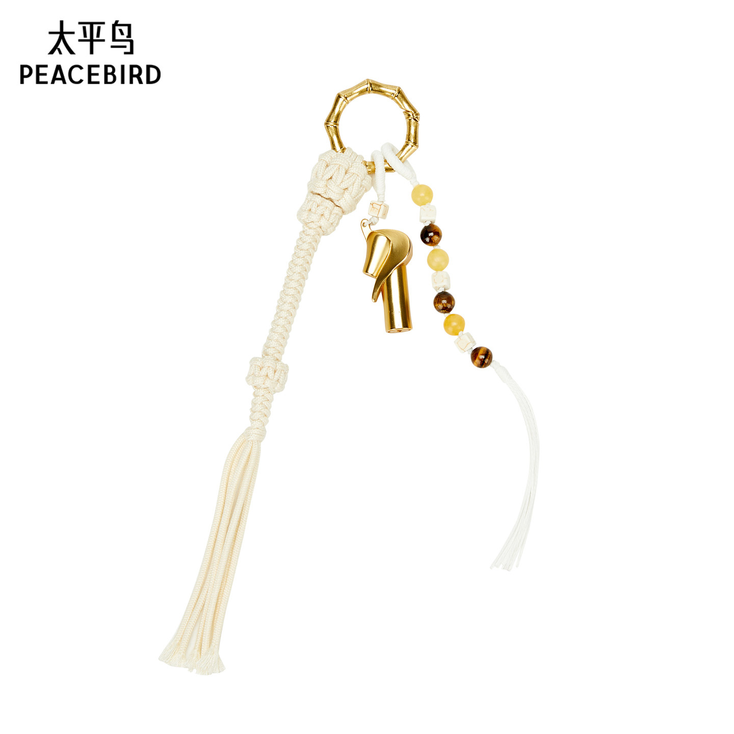 【商场同款】太平鸟2026年新款时尚复古钥匙扣配饰挂件A1YDG1106