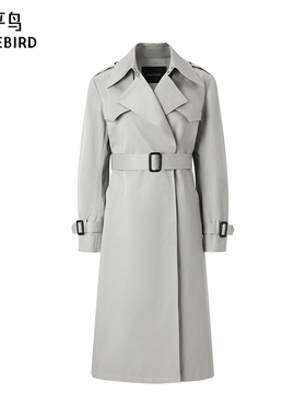 太平鸟女装年春季新款品质长款风衣A1BEE1345