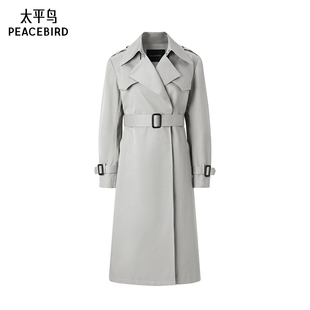 品质长款 新款 风衣A1BEE1345 年春季 太平鸟女装