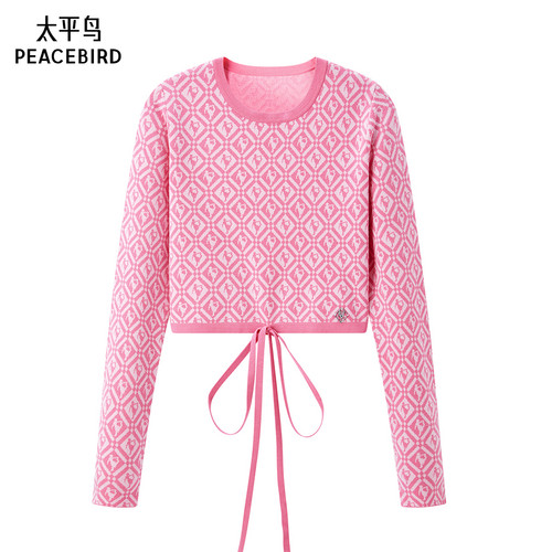 提花套衫PEACEBIRD/太平鸟