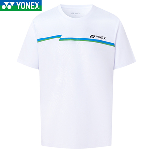YONEX尤尼克斯25年新款 115075BCR YY羽毛球服运动服T恤上衣短袖