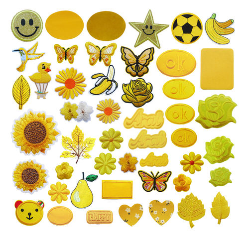 破洞装饰自粘背胶无痕修补刺绣贴