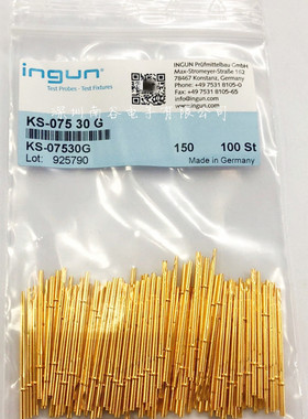 ingun英钢测试探针套 德国原装正品KS-075 47G/44G/30G/35G 75mil