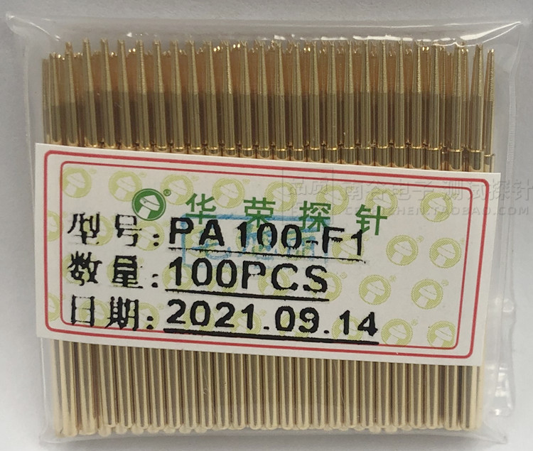 华荣测试探针PA100-F1镀金小四爪