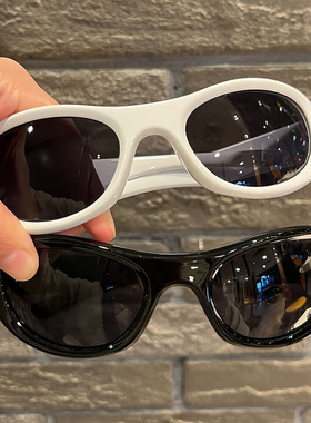 高级感朋克发箍骑行护目镜