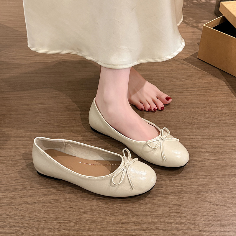 法式复古蝴蝶结单鞋女2026春季新款温柔风平底浅口芭蕾舞玛丽珍鞋,女鞋,玛丽珍鞋,淘宝优惠券,粉丝福利购,淘宝优惠卷