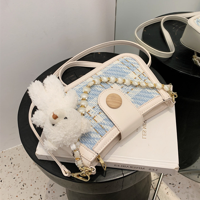 夏季新款潮2022年小包包女ins高级感小众设计时尚轻奢质感斜挎包