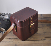 XT3XT4手工 富士XT30 XS10 植鞣牛皮微单相机包单肩斜挎包小方包