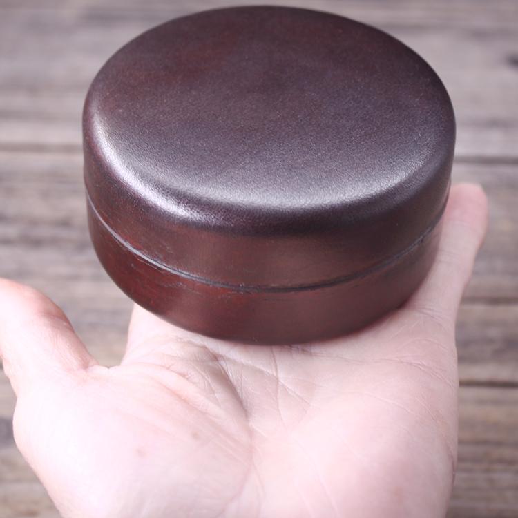 文玩手串首饰收纳头层牛皮简约风