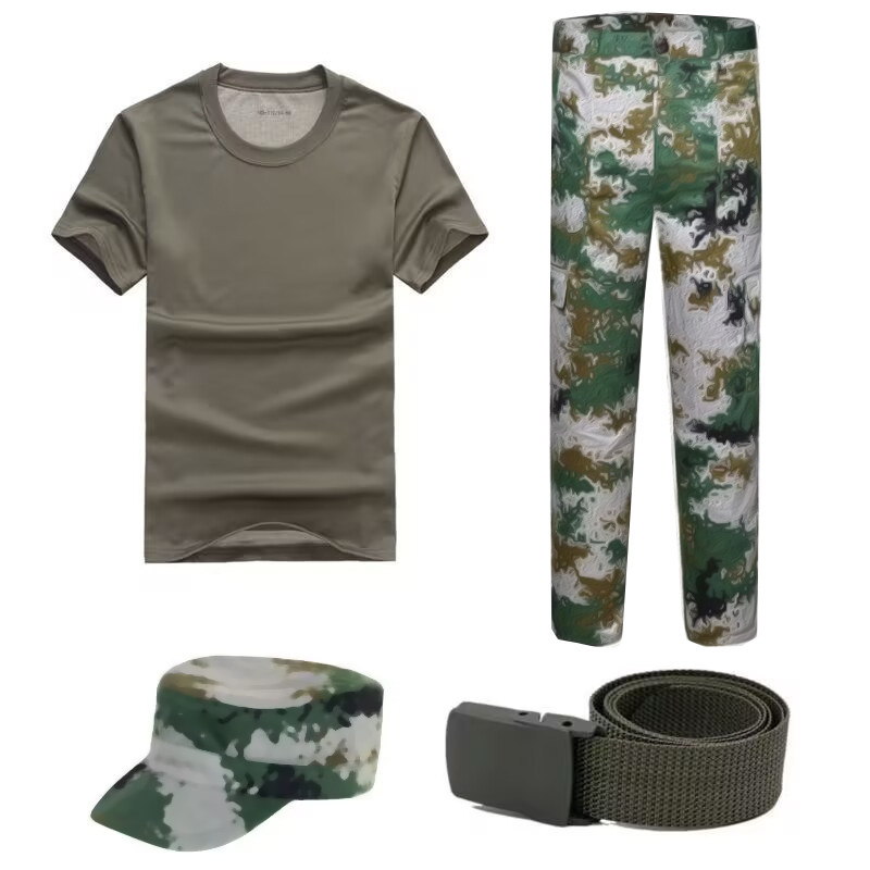 军训服短袖套装男迷彩训练服夏季作训外套/套装/野战