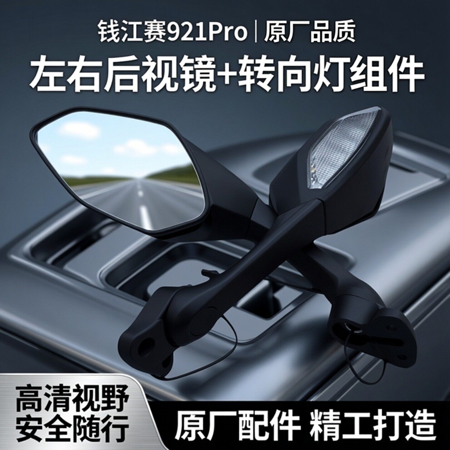 钱江赛921Pro款后视镜组件图片
