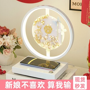 长明灯喜灯一对结婚新婚礼物送新人新娘闺蜜高级实用摆件订婚礼品
