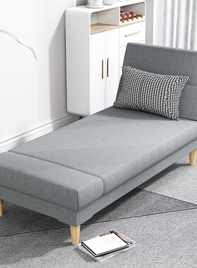 阳台布艺床沙发折叠床两用贵妃躺椅沙发榻单人床拼接床加宽床客厅